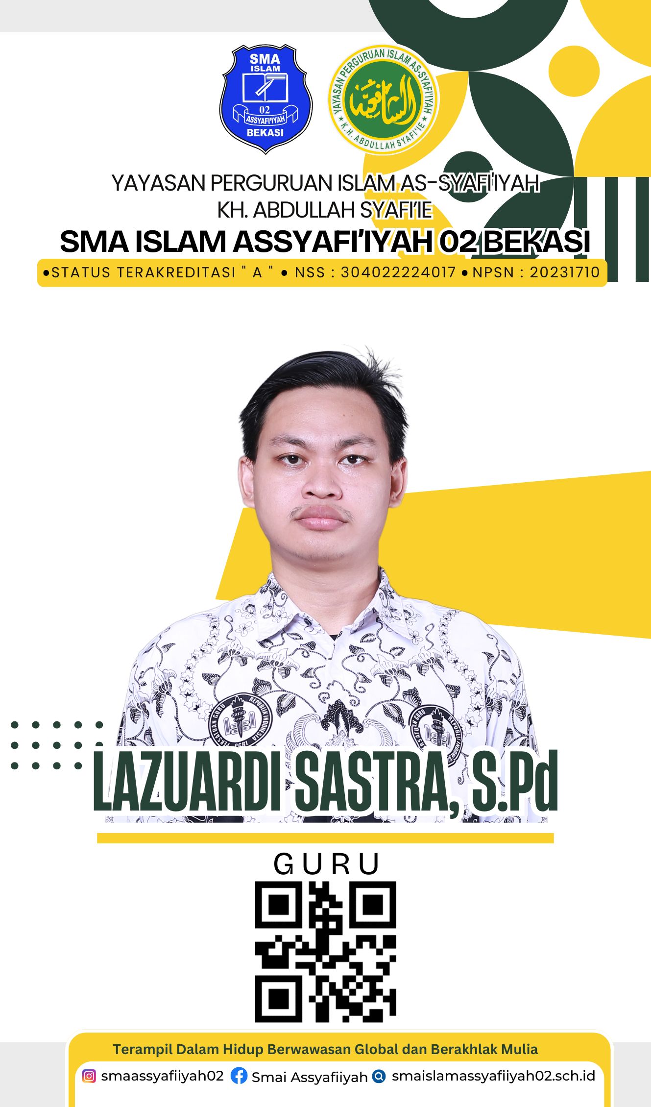 Lazuardi Sastra, S.Pd